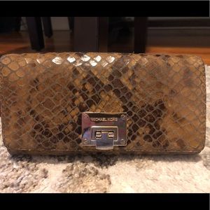 Michael Kors Snakeskin Wallet